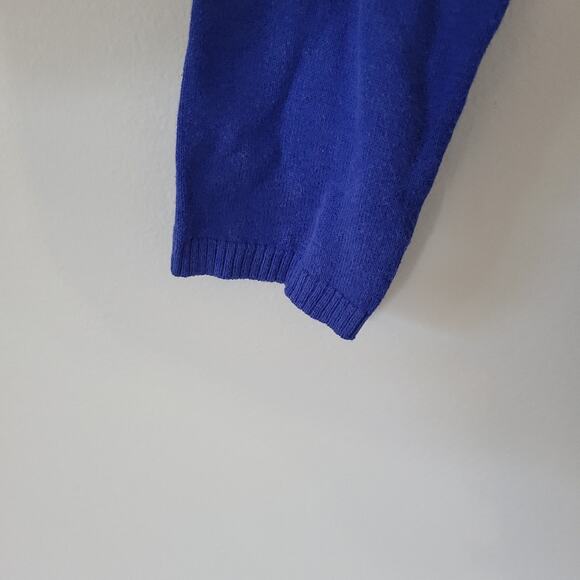 Zara Knit Sweater Blue S - Picture 2 of 7